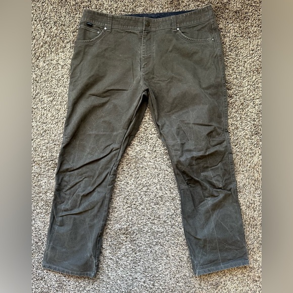 KUHL RYDR Pants Men’s 40x32 Work Outdoor Vintage Patinadye - Picture 2 of 16